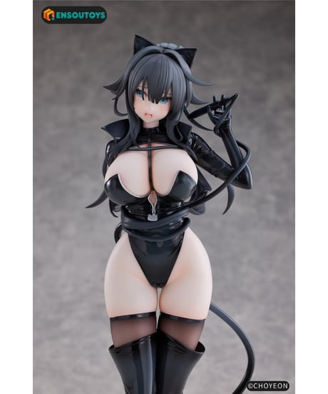 【予約】猫の女 Happyちゃん 1/6 完成品フィギュア　［ENSOUTOYS］