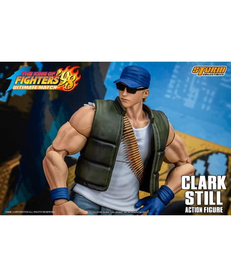 【予約】ザ・キング・オブ・ファイターズ '98 アルティメットマッチ アクションフィギュア クラーク・スティル　［ストーム コレクティブルズ］