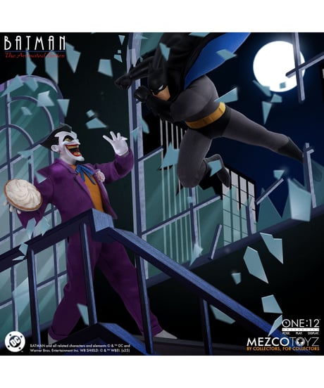 ワン12コレクティブ/ バットマン アニメイテッド シリーズ: ジョーカー 1/12 アクションフィギュア　［メズコトイズ］