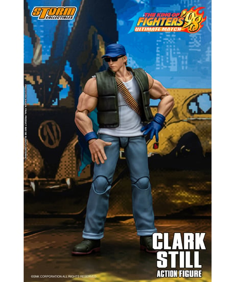 【予約】ザ・キング・オブ・ファイターズ '98 アルティメットマッチ アクションフィギュア クラーク・スティル　［ストーム コレクティブルズ］