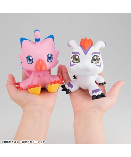 るかっぷ　デジモンアドベンチャー　ピヨモン / ゴマモン　全２種　彩色済みフィギュア