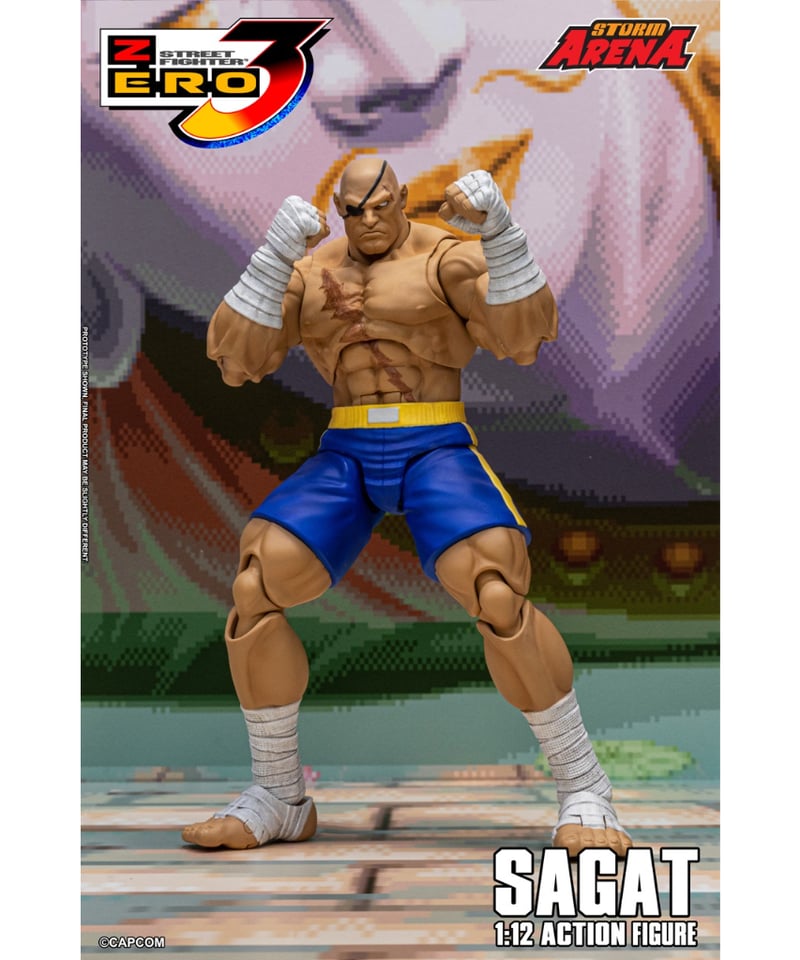ストリートファイターZERO3 1/12スケール アクションフィギュア