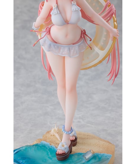 【予約】白いウサギRosu 水着Ver.　1/7スケール　塗装済み完成品　Rosuuriオリジナルキャラクター　［Solarain］