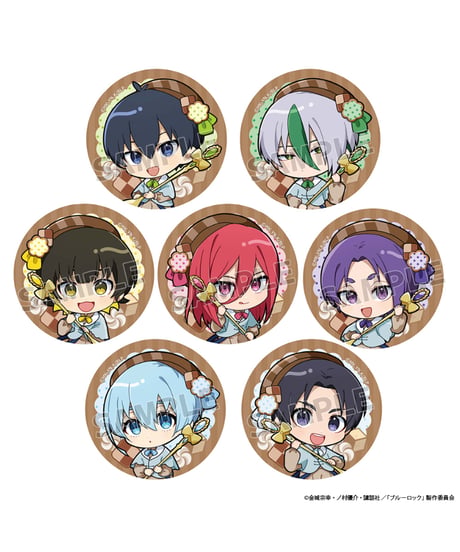 [ブルーロック]トレーディング缶バッジ（ティータイム／ver.A）　7個入り1BOX　［Key-th ］