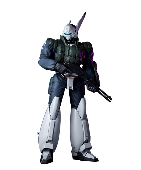 メガソフビ イングラムリアクティブアーマー2号機　機動警察パトレイバー2 the Movie