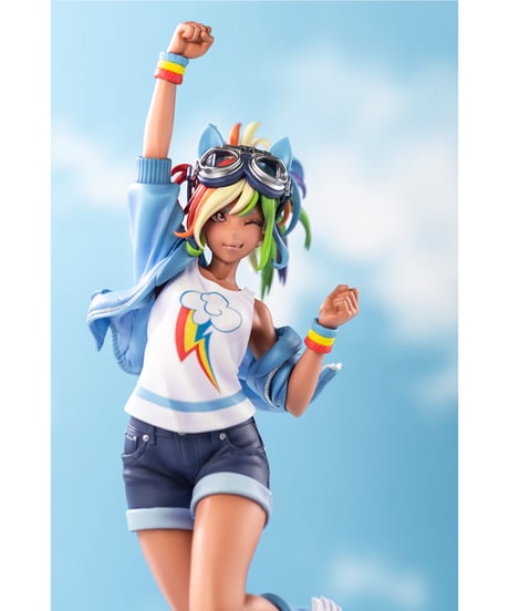MY LITTLE PONY美少女 レインボーダッシュ【再生産】　1/7スケール　PVC塗装済み完成品　［コトブキヤ］
