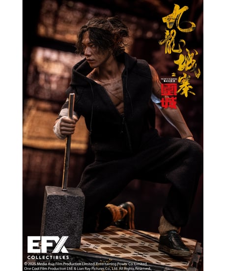【予約】『トワイライト・ウォリアーズ 決戦！九龍城砦』1/6 アクションフィギュア 四仔(セイジャイ)　［EFXコレクティブルズ］