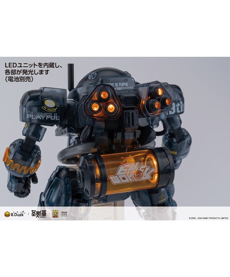 ＫM-138　B.DUCK & SPA.DUCK （スパダック）　【19周年黒武士限定版】　プラスチックモデルキット　［圣斯基（SOSKILL）］