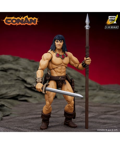 【予約】ヒーロー H.A.C.K.S./ コナン・ザ・バーバリアン 1/18 アクションフィギュア　［ボスファイトスタジオ］