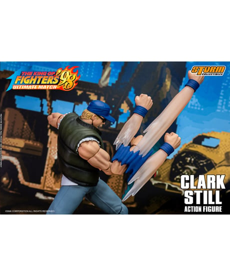 【予約】ザ・キング・オブ・ファイターズ '98 アルティメットマッチ アクションフィギュア クラーク・スティル　［ストーム コレクティブルズ］