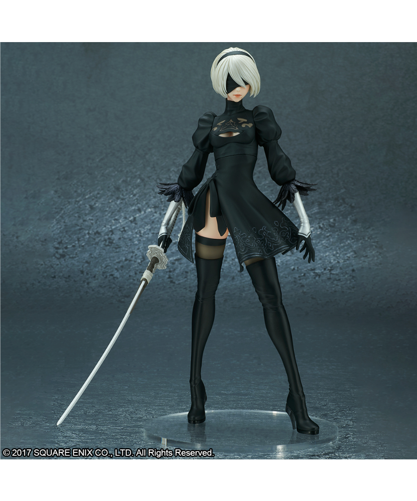 NieR:Automata 2B (ヨルハ 二号 B型) ＜DX版＞ PVC塗装済完成品 ［ス