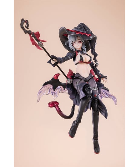 見習魔女・星川猫猫 1/12 完成品アクションフィギュア 黒髪Ver.　[次元具象(EXSSRION)]