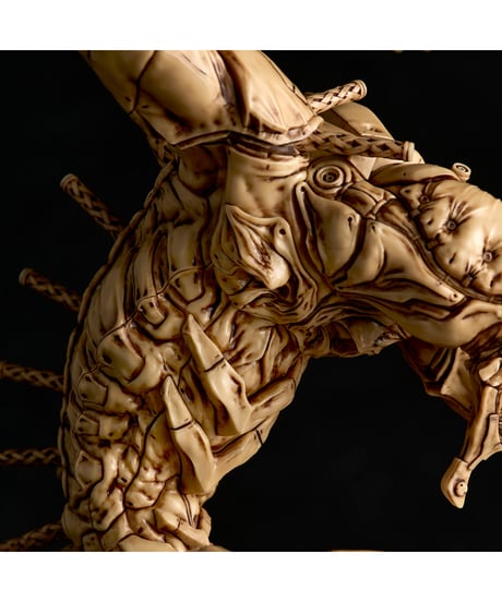 ARTPLA SCULPTURE WORKS エヴァンゲリオン2号機獣化第2形態ザ・ビースト “ジオフロント血戦” ベージュカラーVer.