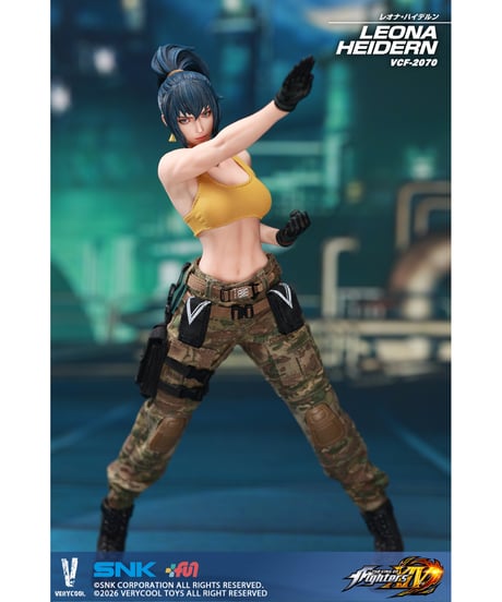 【予約】King of Fighters XIV 1/6 コレクティブル アクションフィギュア レオナ・ハイデルン　［ベリークール］