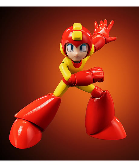 MDLX ロックマン（ファイヤーストーム）　塗装済み可動フィギュア