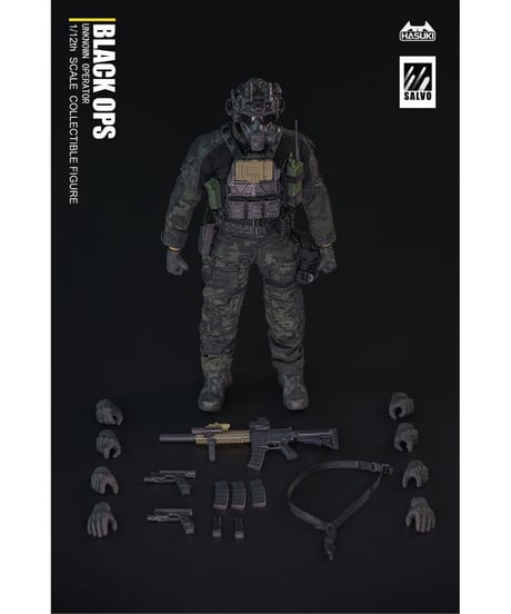 SALVOシリーズ SA01 ブラックオペレーションズ 1/12 完成品アクションフィギュア