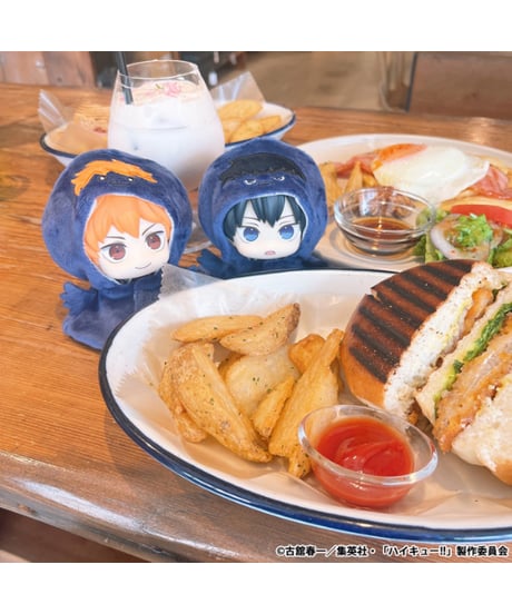 【送料無料】るかっぷ ポンチョ  ハイキュー!!  ヒナガラス/カゲガラス　全２種　［メガハウス］
