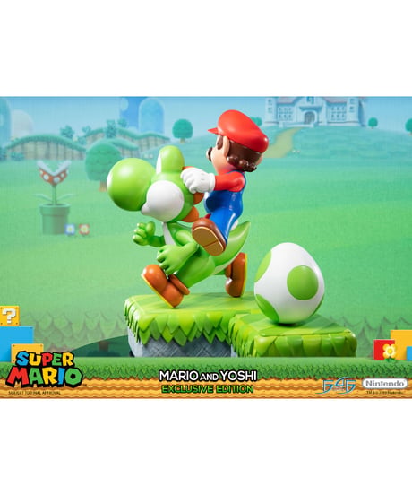 【予約】スーパーマリオシリーズ/ マリオ＆ヨッシー スタチュー エクスクルーシブ エディション　［ファースト4フィギュア］