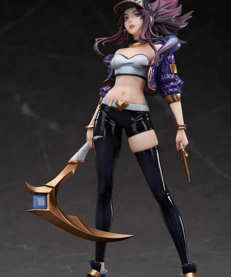 リーグ・オブ・レジェンド K/DA アカリ　PVC＆ABS製塗装済み完成品 　1/7スケールフィギュア