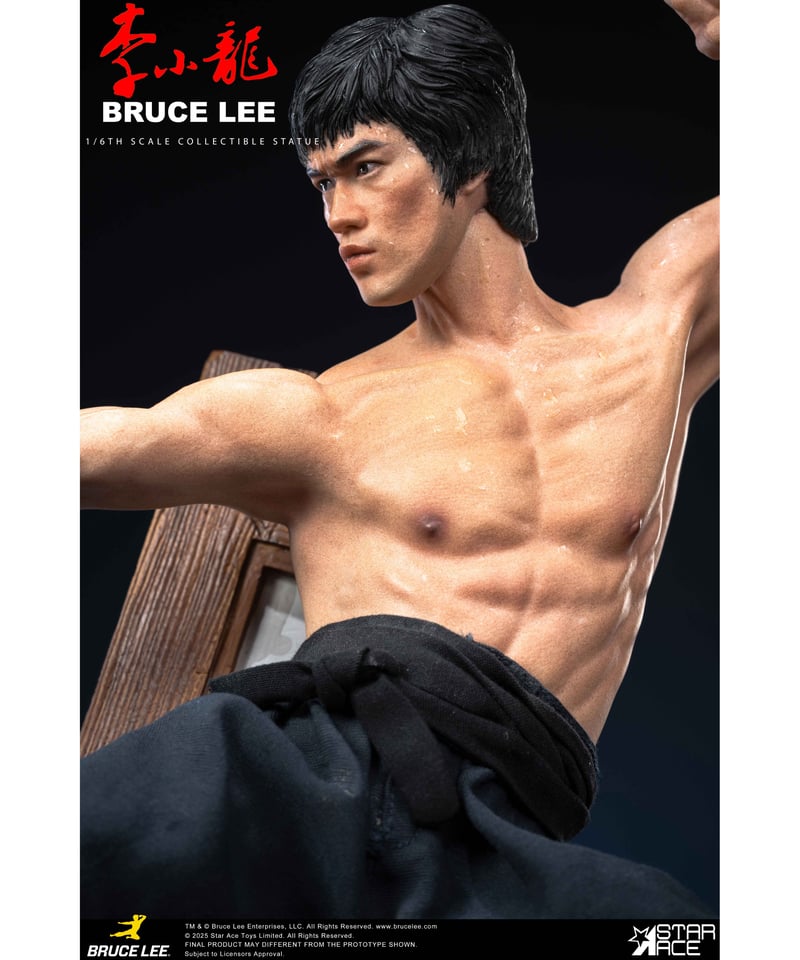 新品　1/6　ブルース・リー　スタチューフィギュア ブルース・リープレミアコレクション80周年記念スタチュー（1/6