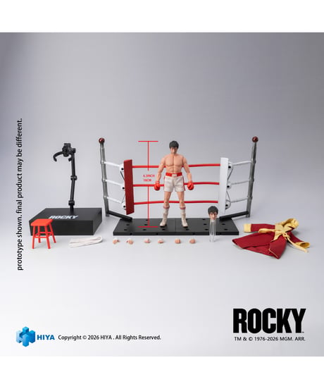 【予約】ロッキー 1/12 アクションフィギュア ロッキー・バルボア　［ハイヤトイズ］