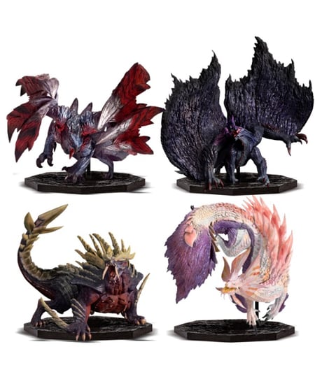 CAPCOM FIGURE BUILDER CUBE MONSTER HUNTER 4体セットボックス（ゴア・マガラ/奇しき赫耀のバルファルク/マガイマガド/タマミツネ）
