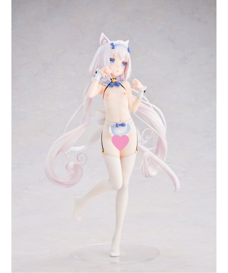 【予約】ネコぱら バニラ マイクロビキニメイド-DX Edition-　1/5.5　塗装済み完成品　［オーキッドシード］