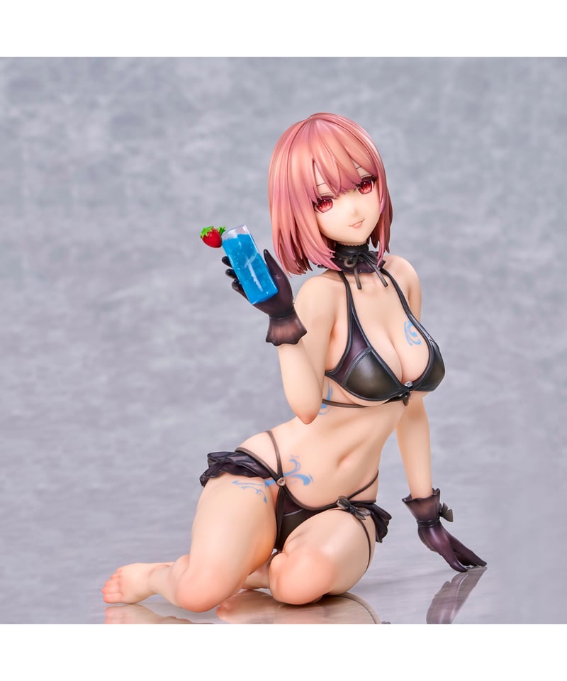 necömiイラスト『バカンスをもう一杯』 彩色済み完成品フィギュア