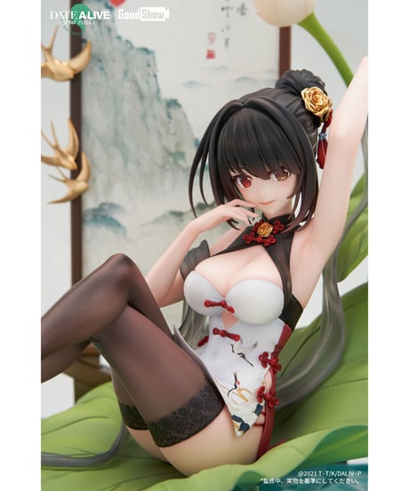 デート・ア・ライブ：精霊再臨 時崎狂三 墨色チャイナドレスVer.　PVC＆ABS製塗装済み完成品 　1/7スケールフィギュア