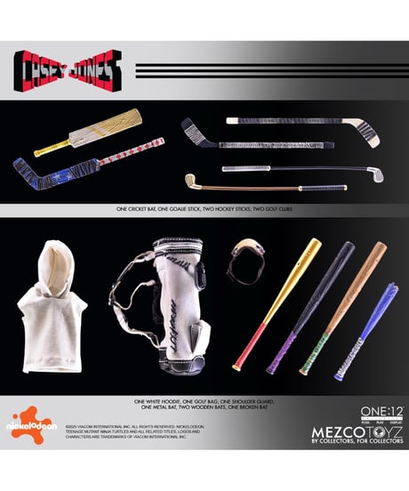 ワン12コレクティブ/ TMNT ティーンエイジ・ミュータント・ニンジャ・タートルズ: ケイシー・ジョーンズ 1/12 アクションフィギュア ［メズコトイズ］