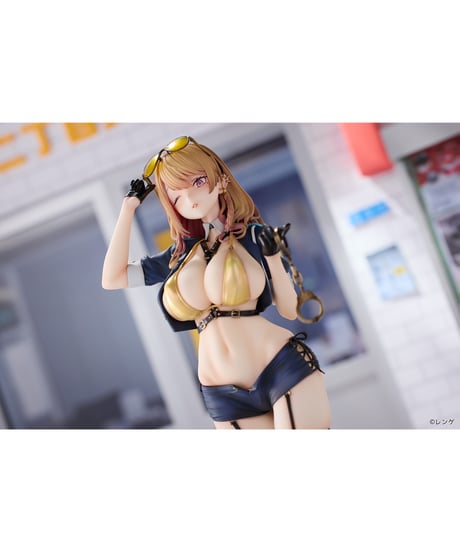 【予約】ギャル婦警さん 小鳥遊アリサ Illustrated by レンゲ 1/6 完成品フィギュア 豪華版　［HanaBee］