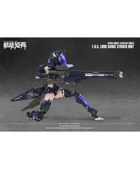 NUKE MATRIX　FANTASY GIRLS 第一弾 1/12 F.O.X Long Range Striker Unit プラモデル