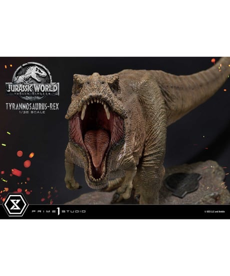 【予約】プライムコレクタブルフィギュア ジュラシック・ワールド：炎の王国 T-REX　1/38 スケール　［プライム１スタジオ］