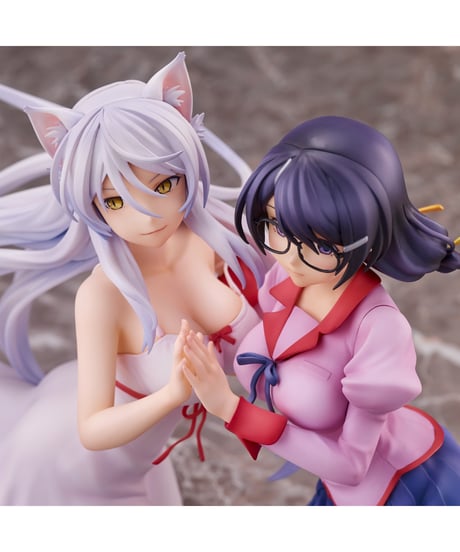 『猫物語』羽川翼2体セット 【再販24】　彩色済み完成品フィギュア