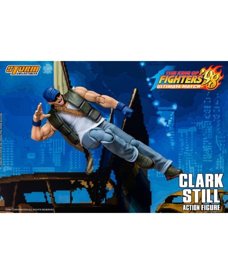 【予約】ザ・キング・オブ・ファイターズ '98 アルティメットマッチ アクションフィギュア クラーク・スティル　［ストーム コレクティブルズ］