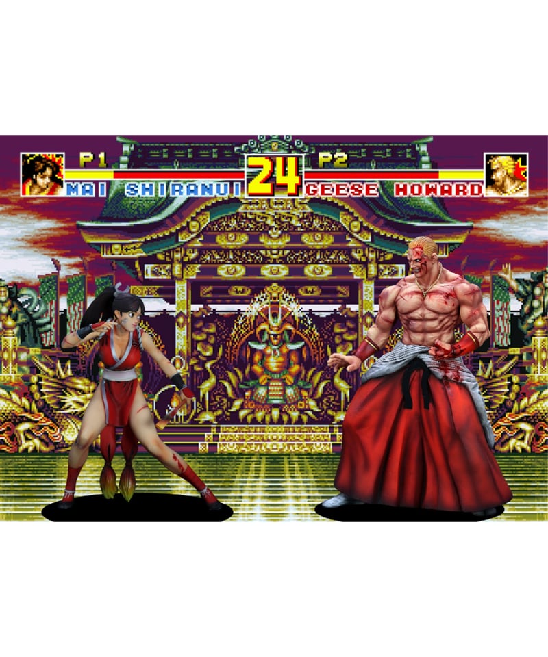 ザキングオブファイターズ KS ギース・ハワード スタチュー フィギュア 予約】THE KING OF COLLECTORS'24 EX 「ギース・ハワード