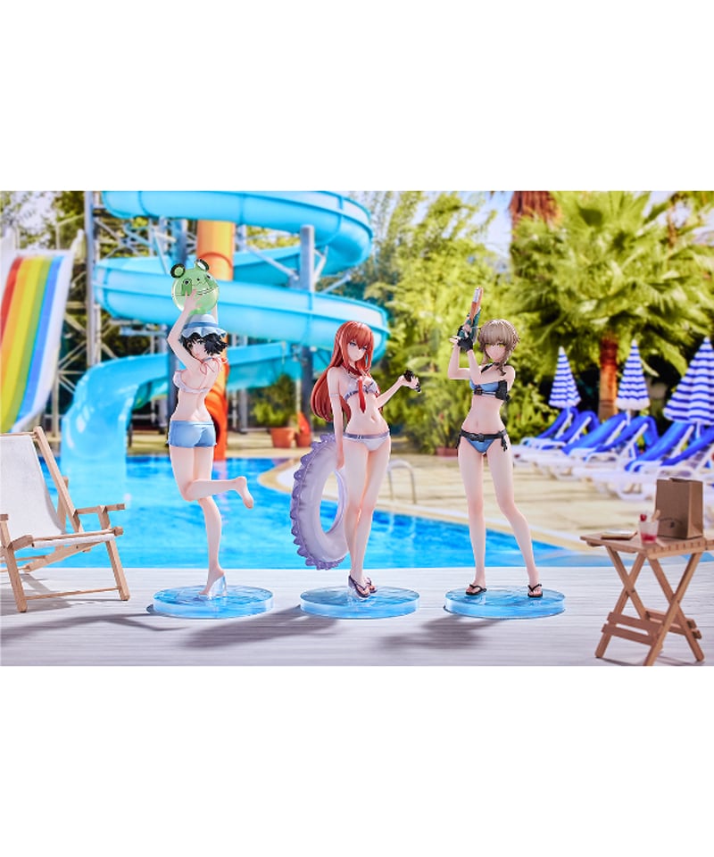 牧瀬紅莉栖＆椎名まゆり＆阿万音鈴羽 水着Ver. セット 1/7スケール