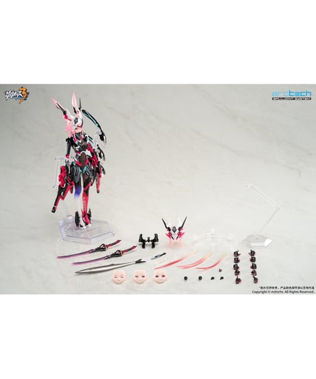 【予約】ARCTECH可動シリーズ 崩壊3rd 八重桜・夜隠ノ霞 ネオンの影Ver.　1/8スケール可動フィギュア　［APEX-TOYS］