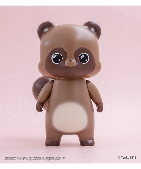 Chibi Creature ぽnきち　塗装済みソフビフィギュア　二尾の小狐　[エンバートイズ]