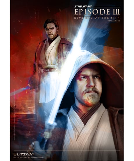 オビ＝ワン・ケノービ　1/4スケール アクション・スタチュー　スター・ウォーズ　［ブリッツウェイ］