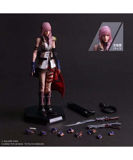 ファイナルファンタジーXⅢ PLAY ARTS真 ライトニング　［スクウェア・エニックス］