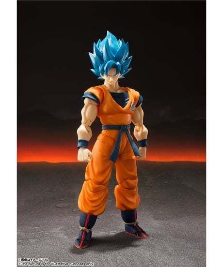 S.H.Figuarts スーパーサイヤ人ゴッドスーパーサイヤ人孫悟空-超-　ドラゴンボール超 ブロリー　［バンダイ］