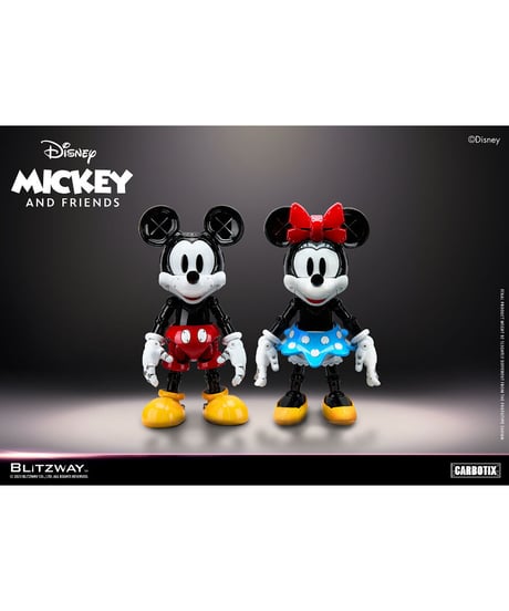 CARBOTIX ミニーマウス　ダイキャスト合金　可動フィギュア【Disney】