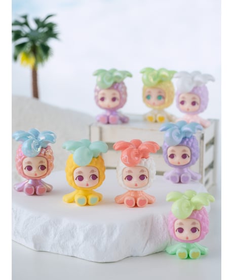 MELETE AROMA PRINCESS Boboluo Pineapple(ボボロパイナップル)シリーズ ミニトレーディングフィギュア　６個入り１BOX