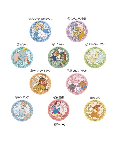 【予約】プチキャン／ディズニークラシック　10個入1BOX 　［ハート］