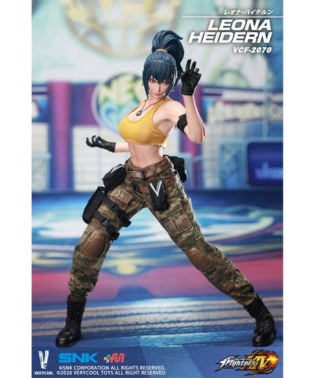 【予約】King of Fighters XIV 1/6 コレクティブル アクションフィギュア レオナ・ハイデルン　［ベリークール］