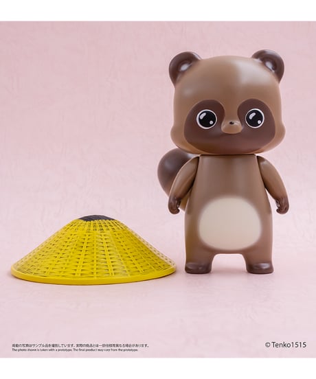 Chibi Creature ぽnきち　塗装済みソフビフィギュア　二尾の小狐　[エンバートイズ]