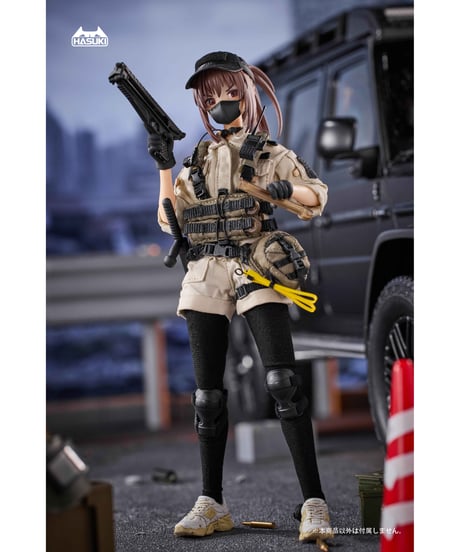 pocket artシリーズ PA006 セキュリティ 冷泉緋世 1/12スケール　 塗装済み完成品アクションフィギュア
