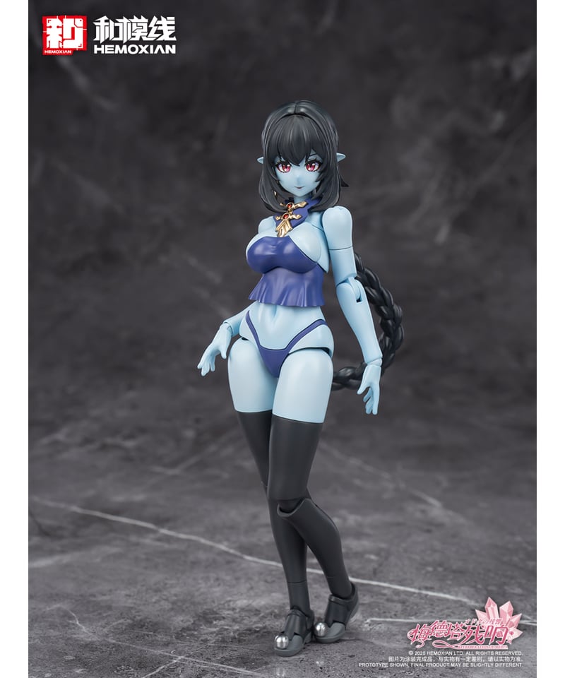 和模線 メドタの残響 キョンシー・玖蓮　全塗装完成品 メドタの残響 キョンシー・玖蓮 1/10 プラスチックキット ［和模線