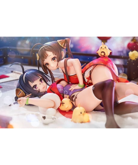 アズールレーン	平海＆寧海　1/7スケールPVC＆ABS製塗装済み完成品フィギュア